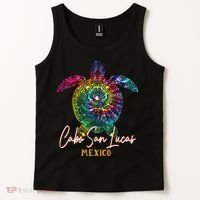 Cabo San Lucas Tie Dye Sea Turtle Vacation Tank Top thumb 2