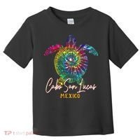 Cabo San Lucas Tie Dye Sea Turtle Vacation Toddler T-Shirt thumb 0