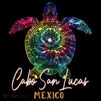 Cabo San Lucas Tie Dye Sea Turtle Vacation Toddler T-Shirt thumb 4