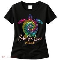 Cabo San Lucas Tie Dye Sea Turtle Vacation Women's T-Shirt thumb 0