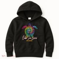 Cabo San Lucas Tie Dye Sea Turtle Vacation Kids Hoodie thumb 0