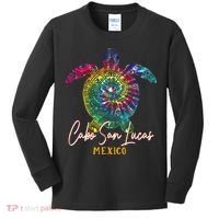 Cabo San Lucas Tie Dye Sea Turtle Vacation Kids Long Sleeve Shirt thumb 0