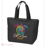 Cabo San Lucas Tie Dye Sea Turtle Vacation Tote Bag thumb 3