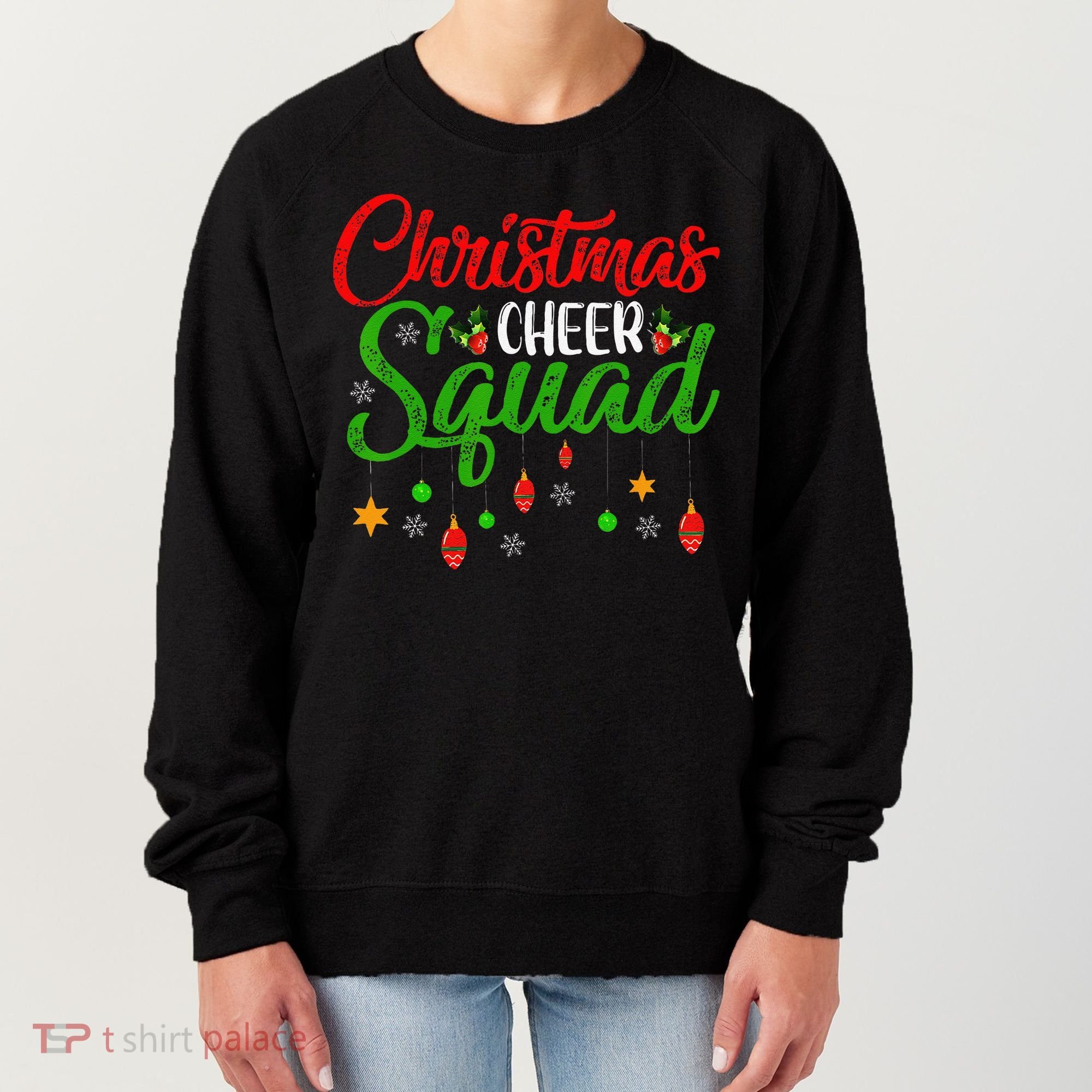 Cheerleading Sports Lover Christmas Cheer Squad Women's Sweatshirt