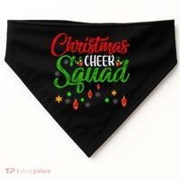 Cheerleading Sports Lover Christmas Cheer Squad USA-Made Doggie Bandana thumb 0