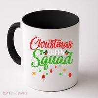 Cheerleading Sports Lover Christmas Cheer Squad Coffee Mug thumb 0