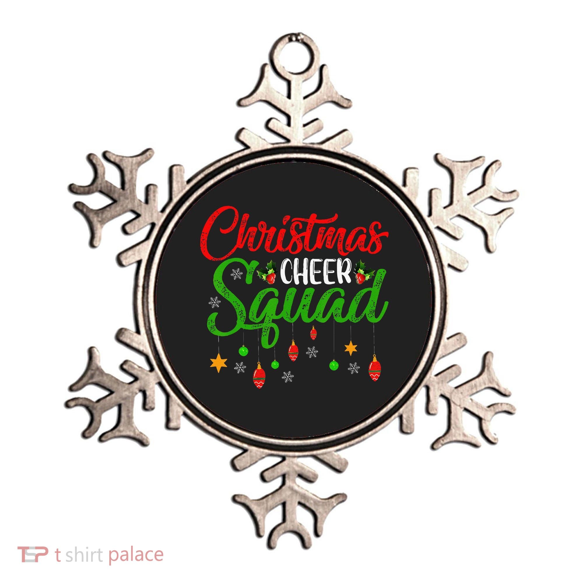 Cheerleading Sports Lover Christmas Cheer Squad Ornament