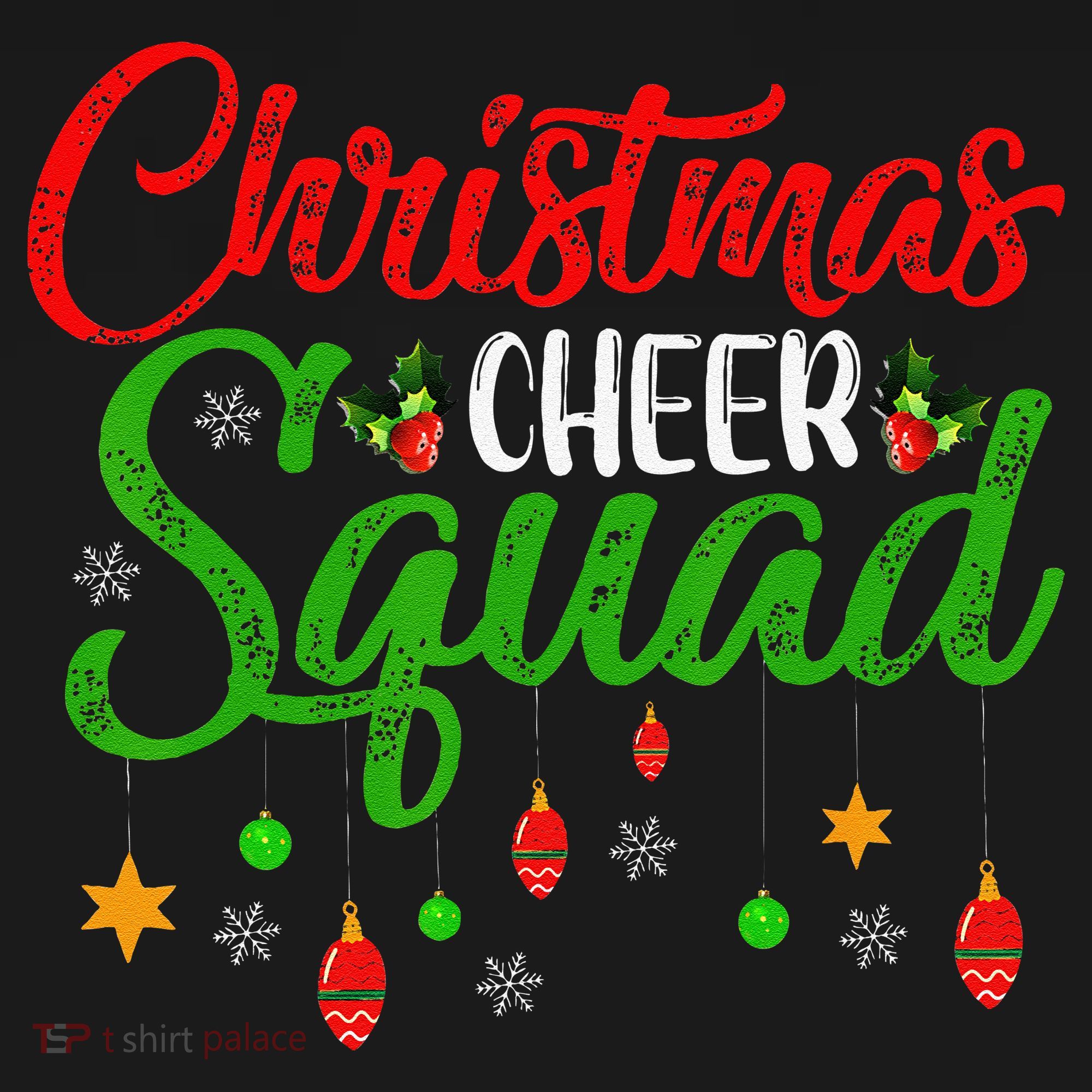 Cheerleading Sports Lover Christmas Cheer Squad Ornament
