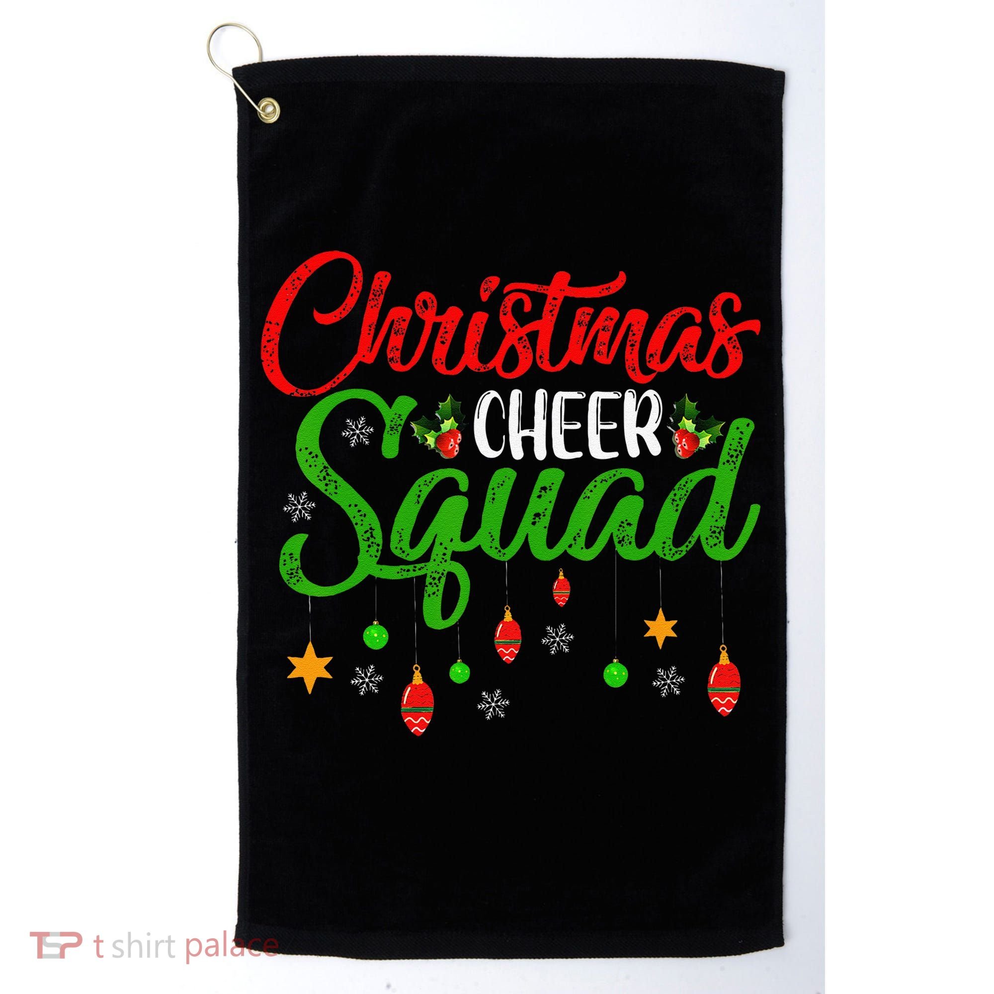 Cheerleading Sports Lover Christmas Cheer Squad Golf Towel