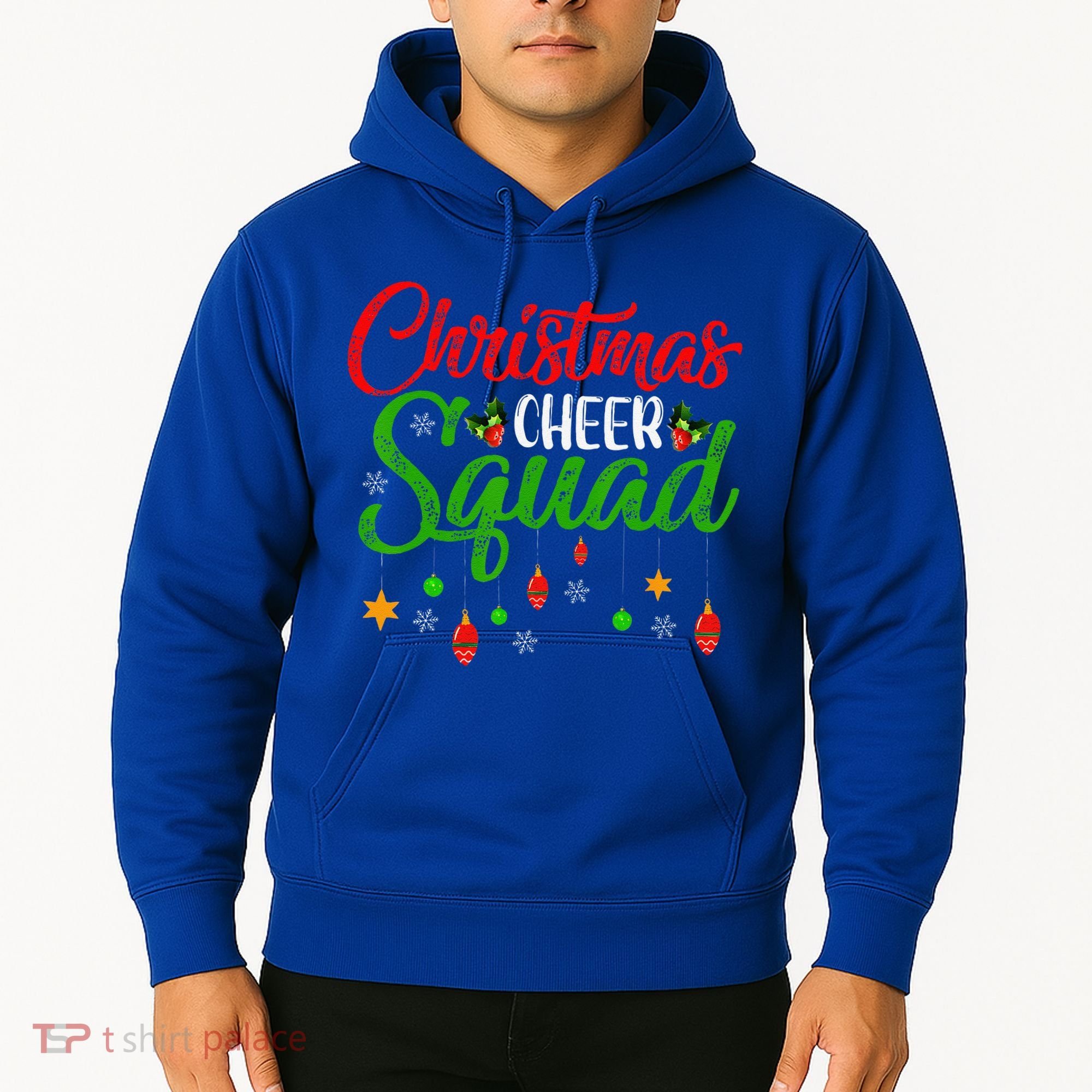 Cheerleading Sports Lover Christmas Cheer Squad Hoodie