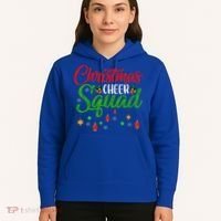 Cheerleading Sports Lover Christmas Cheer Squad Hoodie thumb 5