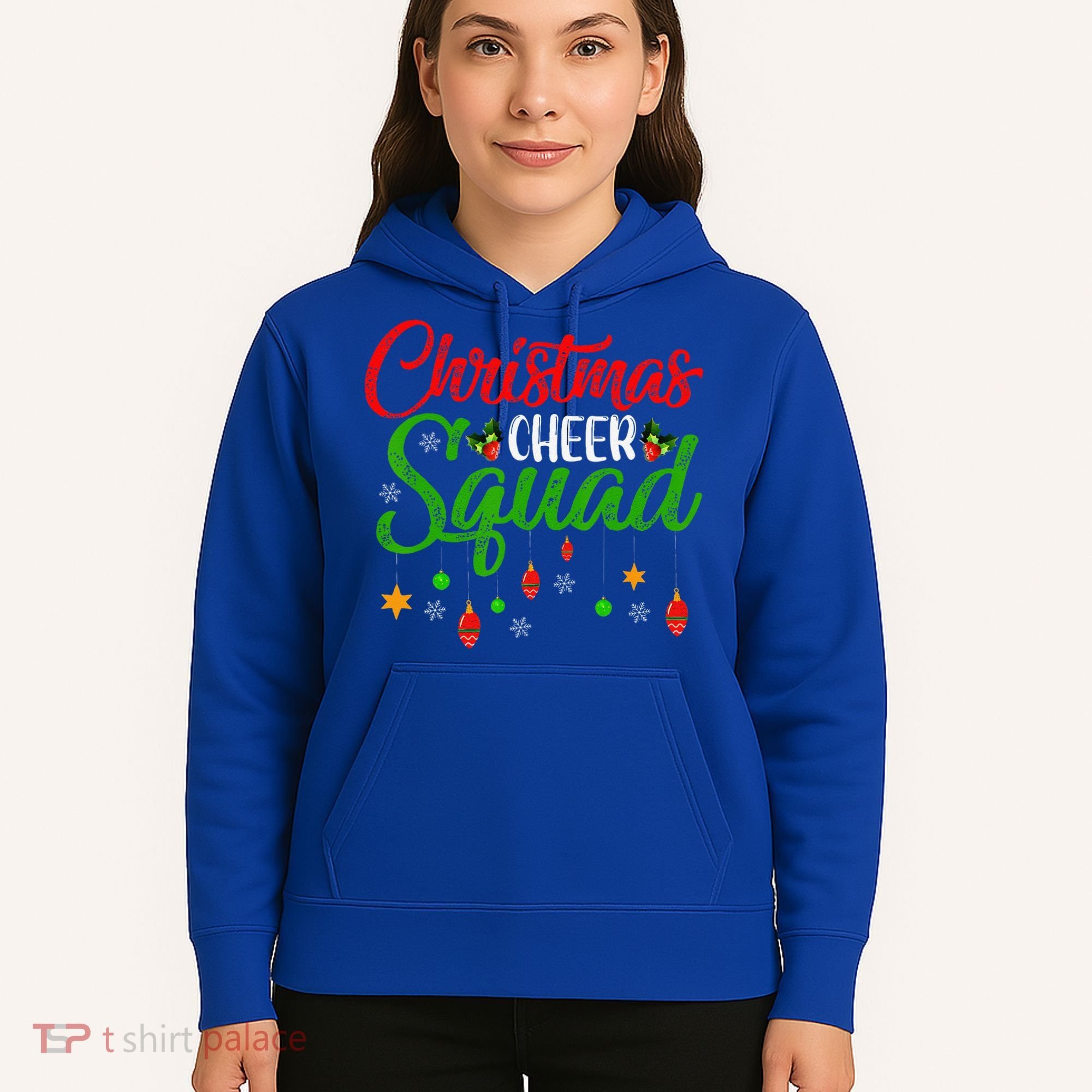 Cheerleading Sports Lover Christmas Cheer Squad Hoodie