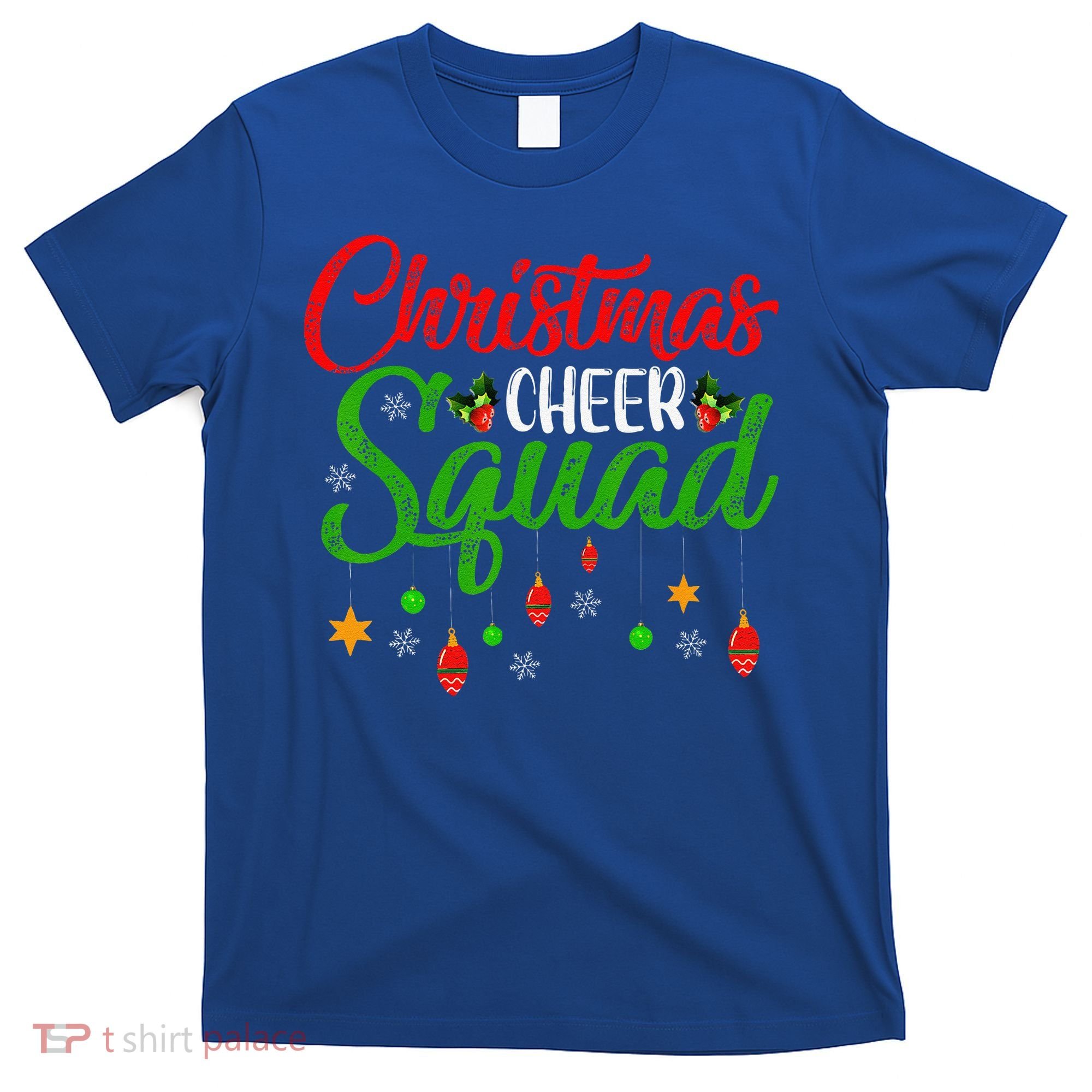 Cheerleading Sports Lover Christmas Cheer Squad T-Shirt