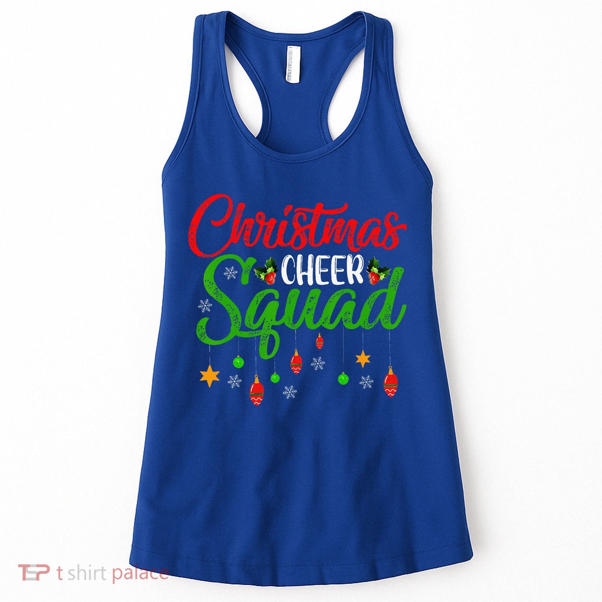 Cheerleading Sports Lover Christmas Cheer Squad Women's Tank Top