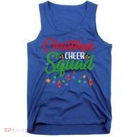 Cheerleading Sports Lover Christmas Cheer Squad Tank Top thumb 0