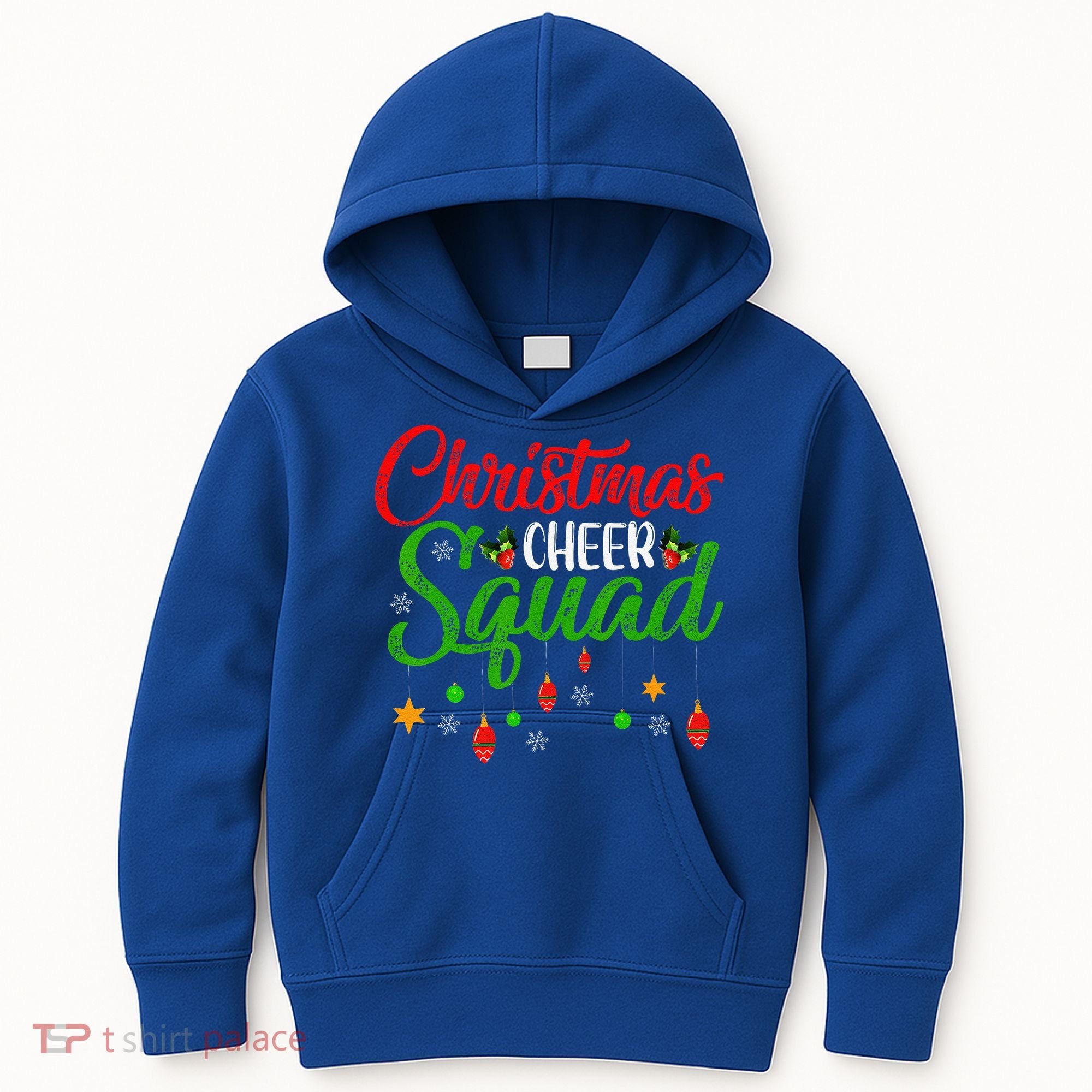 Cheerleading Sports Lover Christmas Cheer Squad Kids Hoodie