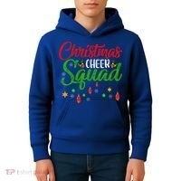 Cheerleading Sports Lover Christmas Cheer Squad Kids Hoodie thumb 4
