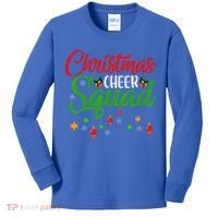 Cheerleading Sports Lover Christmas Cheer Squad Kids Long Sleeve Shirt thumb 0