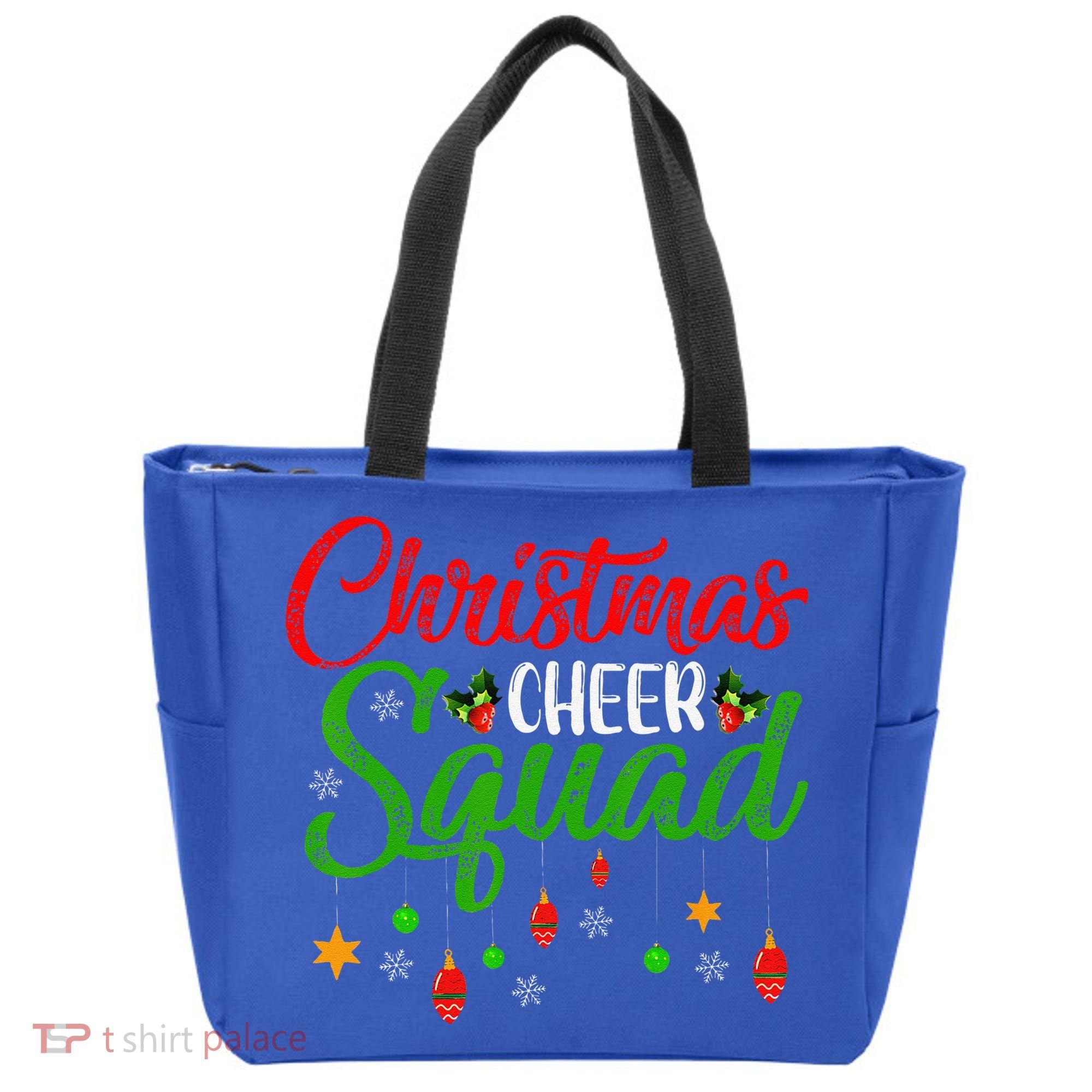 Cheerleading Sports Lover Christmas Cheer Squad Tote Bag