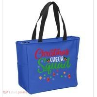 Cheerleading Sports Lover Christmas Cheer Squad Tote Bag thumb 2