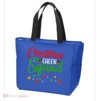 Cheerleading Sports Lover Christmas Cheer Squad Tote Bag thumb 3