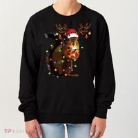 Christmas Squirrel Lights Women's Sweatshirt thumb 0