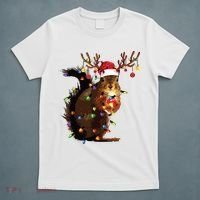 Christmas Squirrel Lights T-Shirt thumb 5