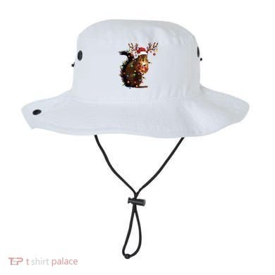 Christmas Squirrel Lights Bucket Hat