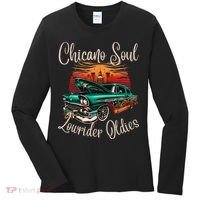 Chicano Soul Lowrider Oldies Car Clothing Low Slow Cholo Women's Long Sleeve Shirt thumb 0