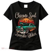 Chicano Soul Lowrider Oldies Car Clothing Low Slow Cholo Women's T-Shirt thumb 0