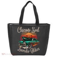 Chicano Soul Lowrider Oldies Car Clothing Low Slow Cholo Tote Bag thumb 0