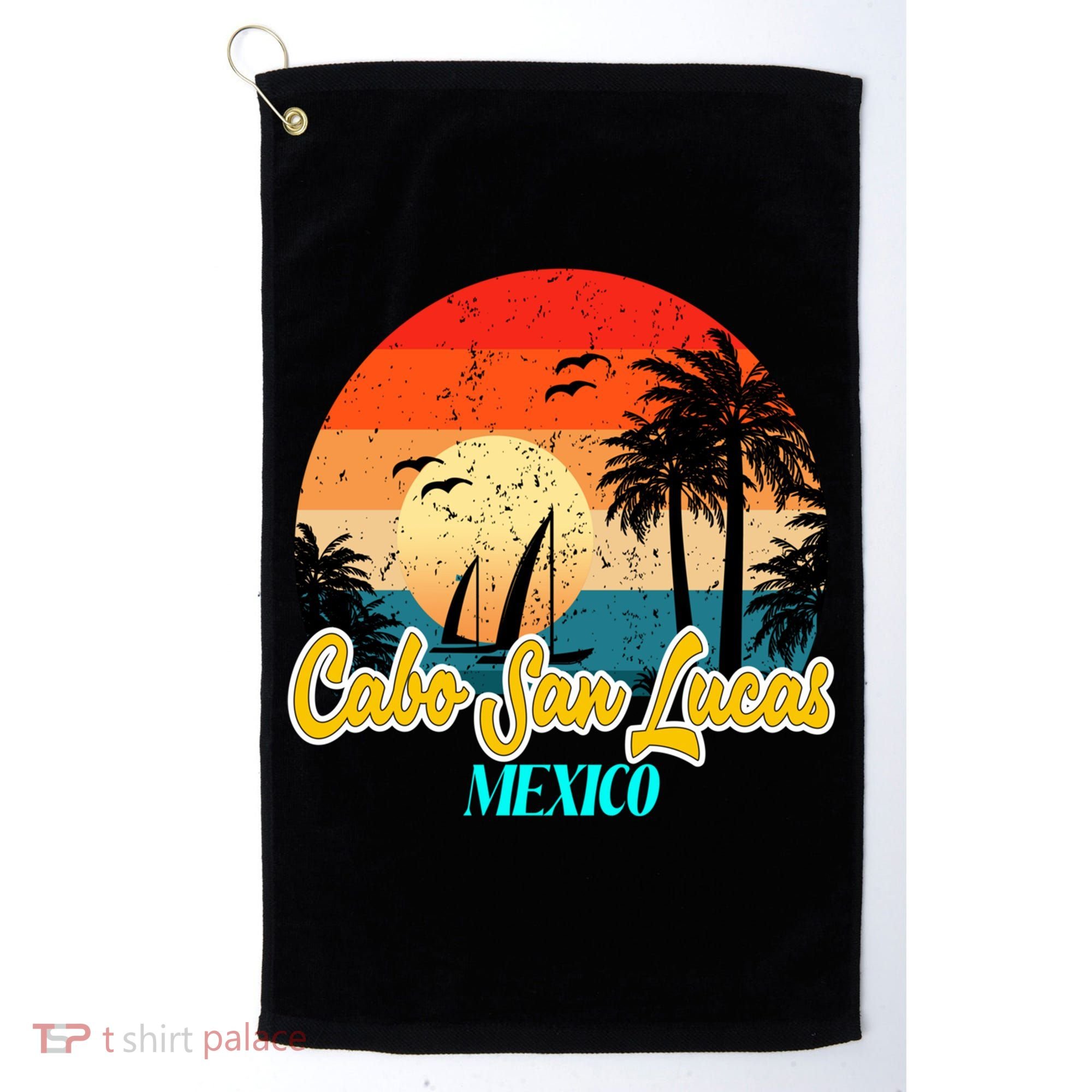 Cabo San Lucas Souvenirs Mexico Vacation Vacay Mode Gift Golf Towel