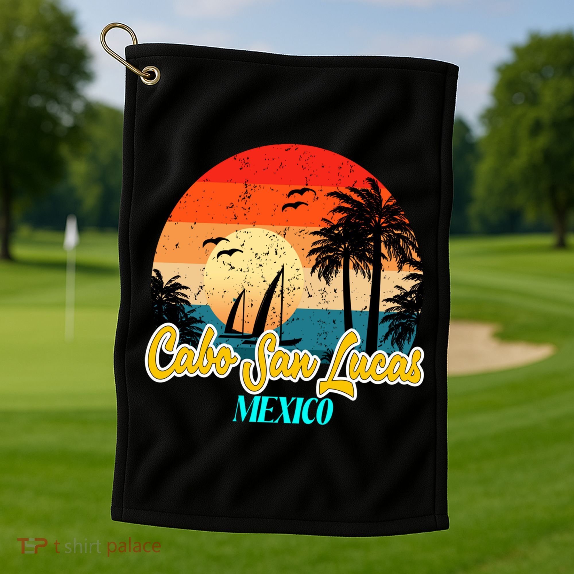 Cabo San Lucas Souvenirs Mexico Vacation Vacay Mode Gift Golf Towel