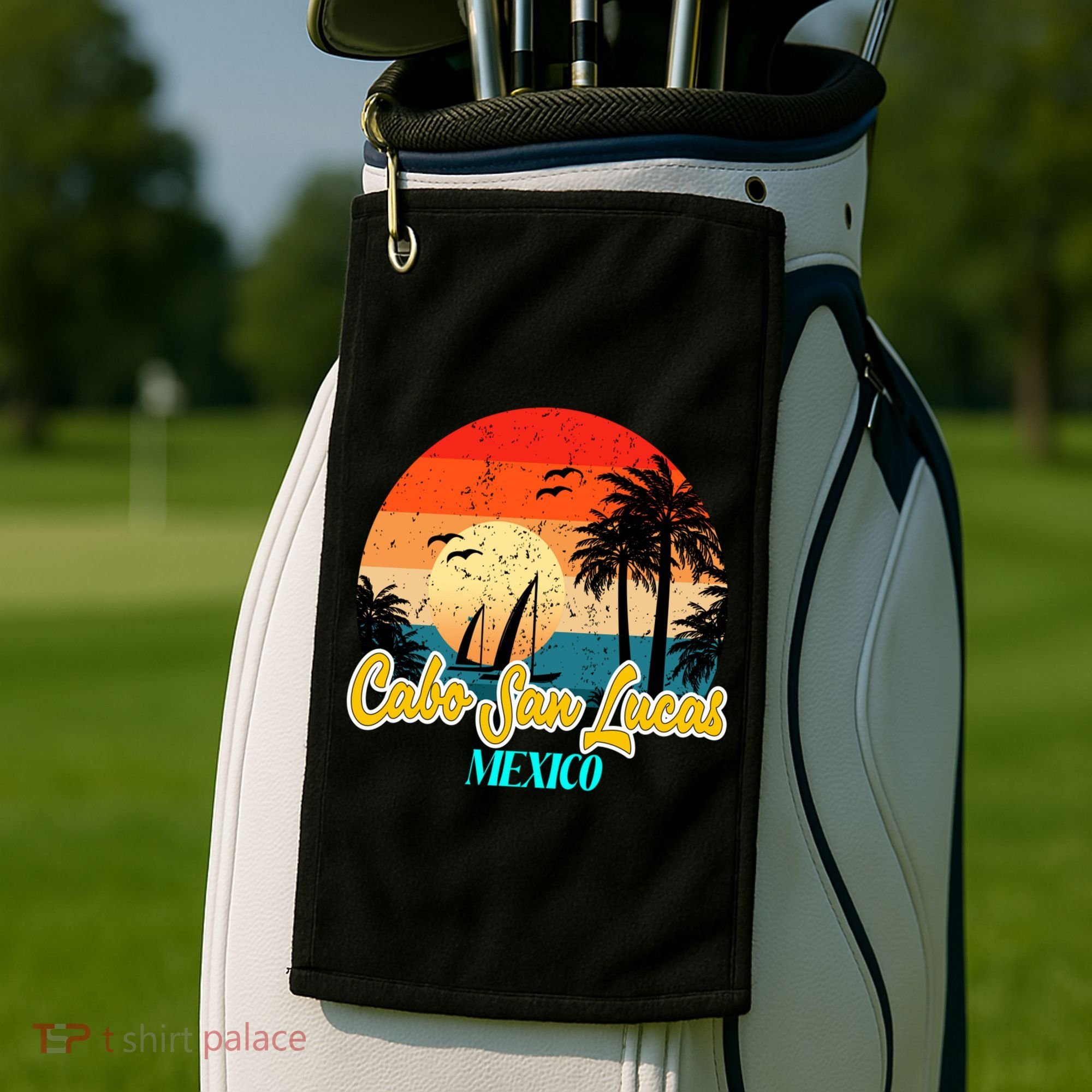 Cabo San Lucas Souvenirs Mexico Vacation Vacay Mode Gift Golf Towel