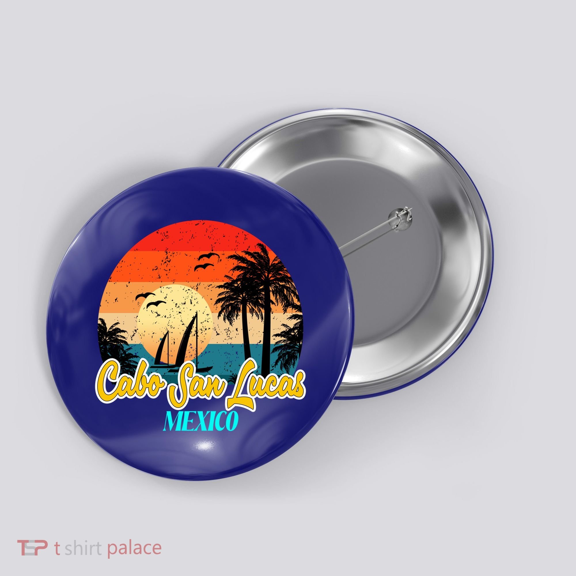 Cabo San Lucas Souvenirs Mexico Vacation Vacay Mode Gift Button