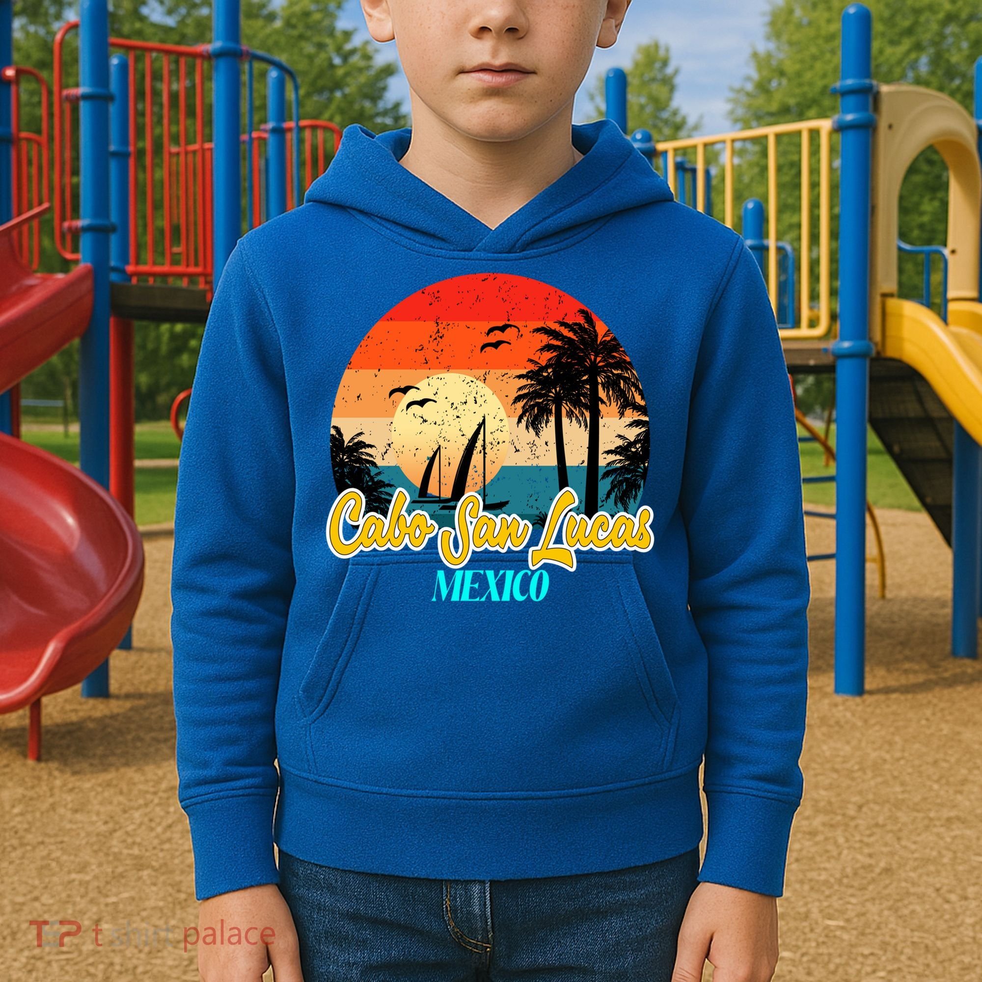 Cabo San Lucas Souvenirs Mexico Vacation Vacay Mode Gift Kids Hoodie