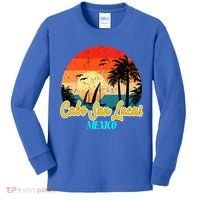 Cabo San Lucas Souvenirs Mexico Vacation Vacay Mode Gift Kids Long Sleeve Shirt thumb 0