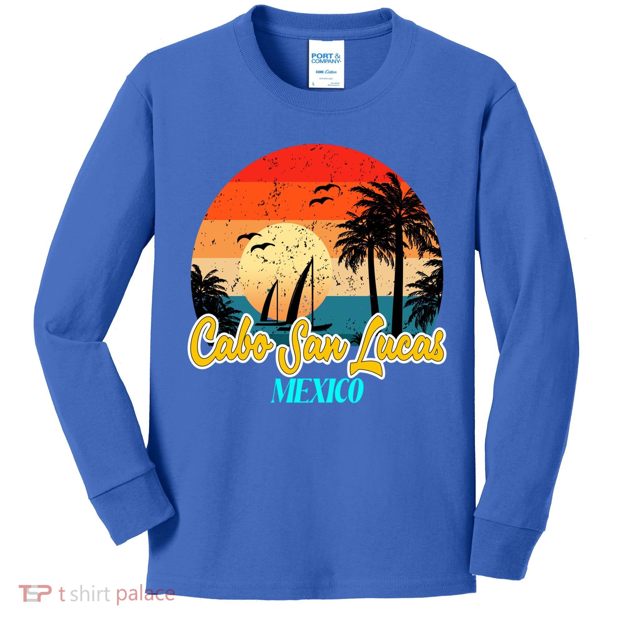 Cabo San Lucas Souvenirs Mexico Vacation Vacay Mode Gift Kids Long Sleeve Shirt
