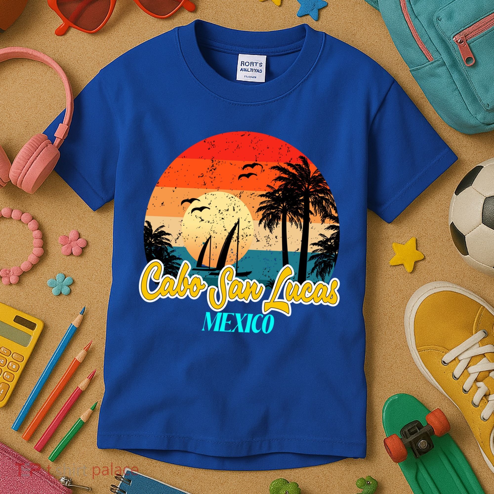 Cabo San Lucas Souvenirs Mexico Vacation Vacay Mode Gift Kids T-Shirt