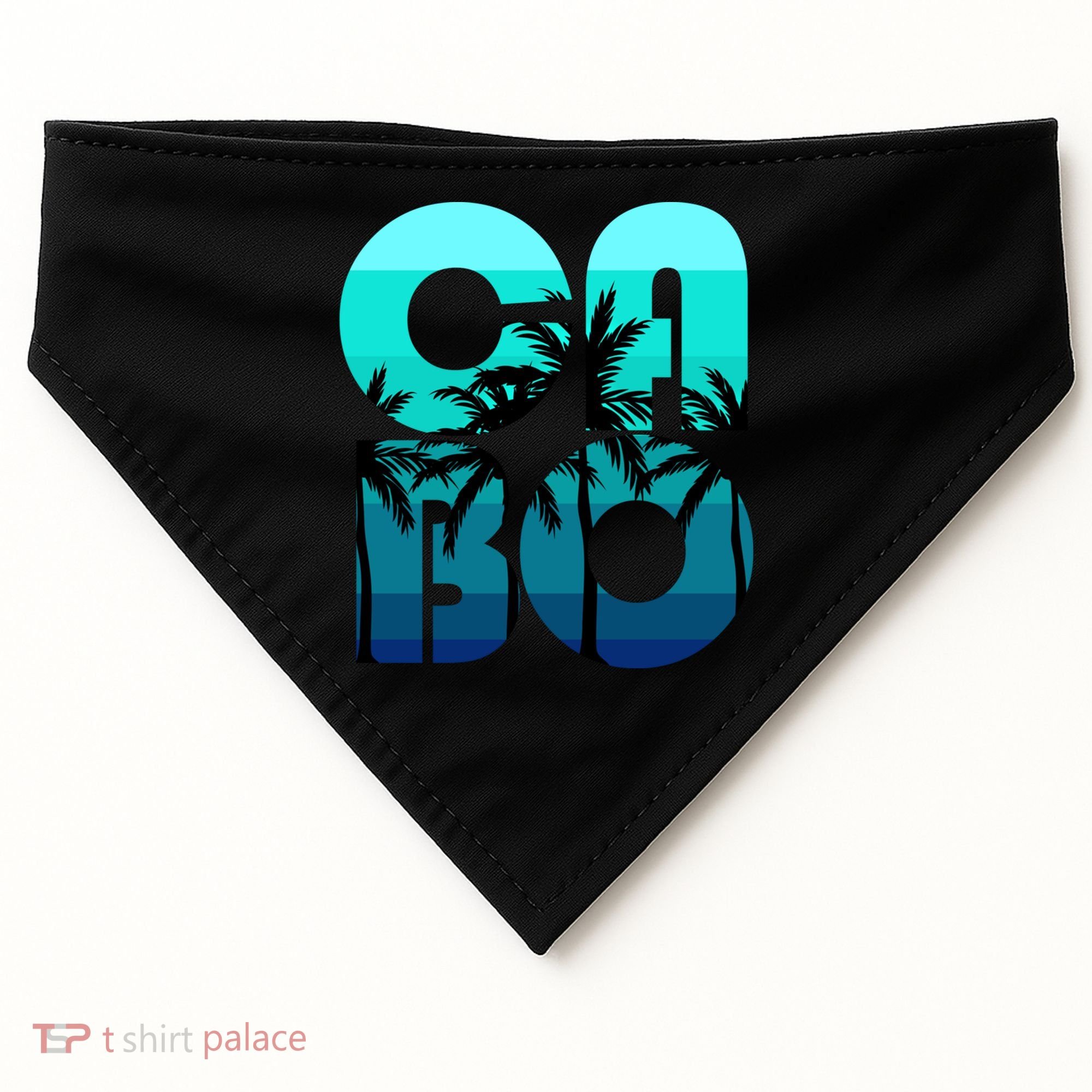 Cabo San Lucas Mexico Family Vacation Honeymoon Gift Great Gift USA-Made Doggie Bandana