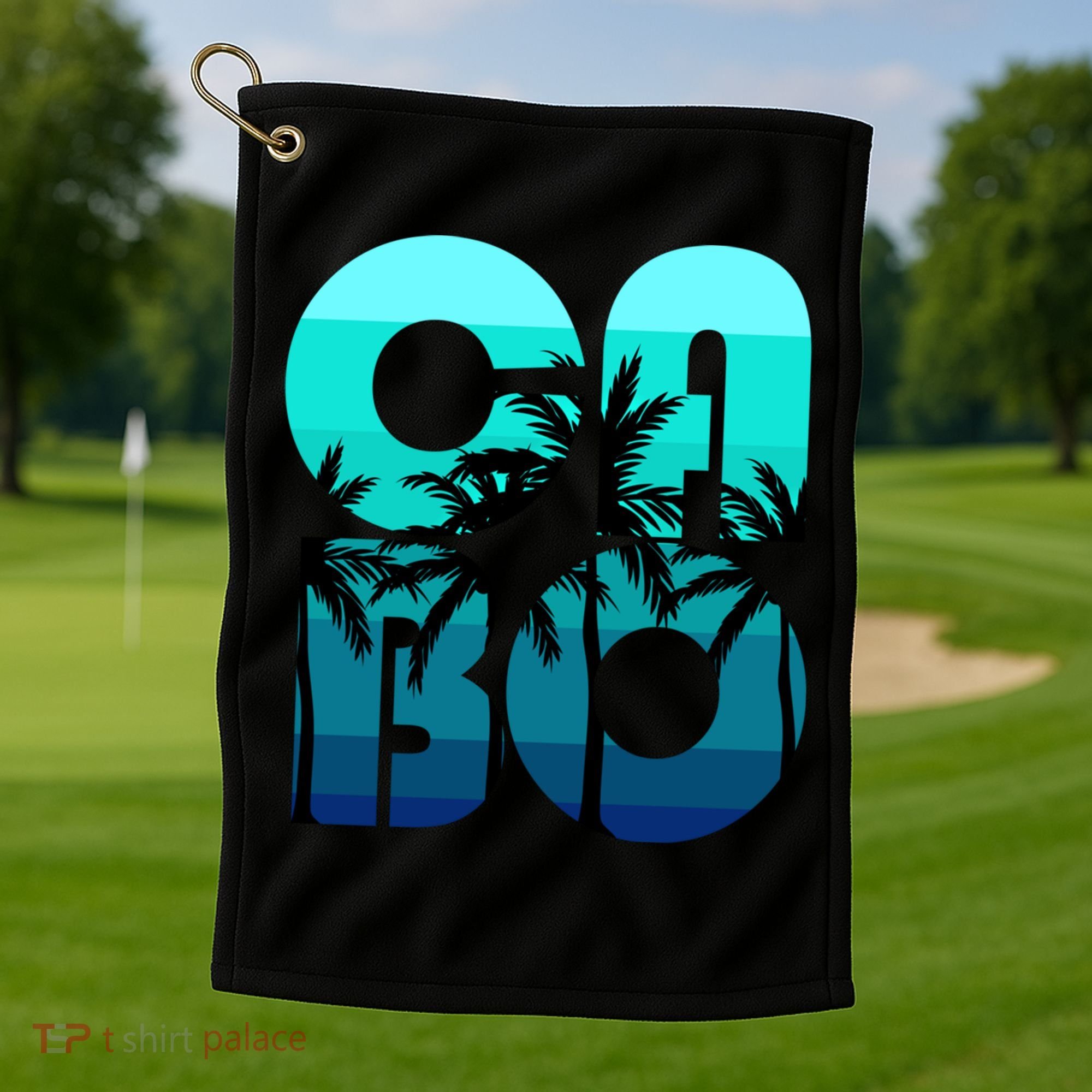 Cabo San Lucas Mexico Family Vacation Honeymoon Gift Great Gift Golf Towel