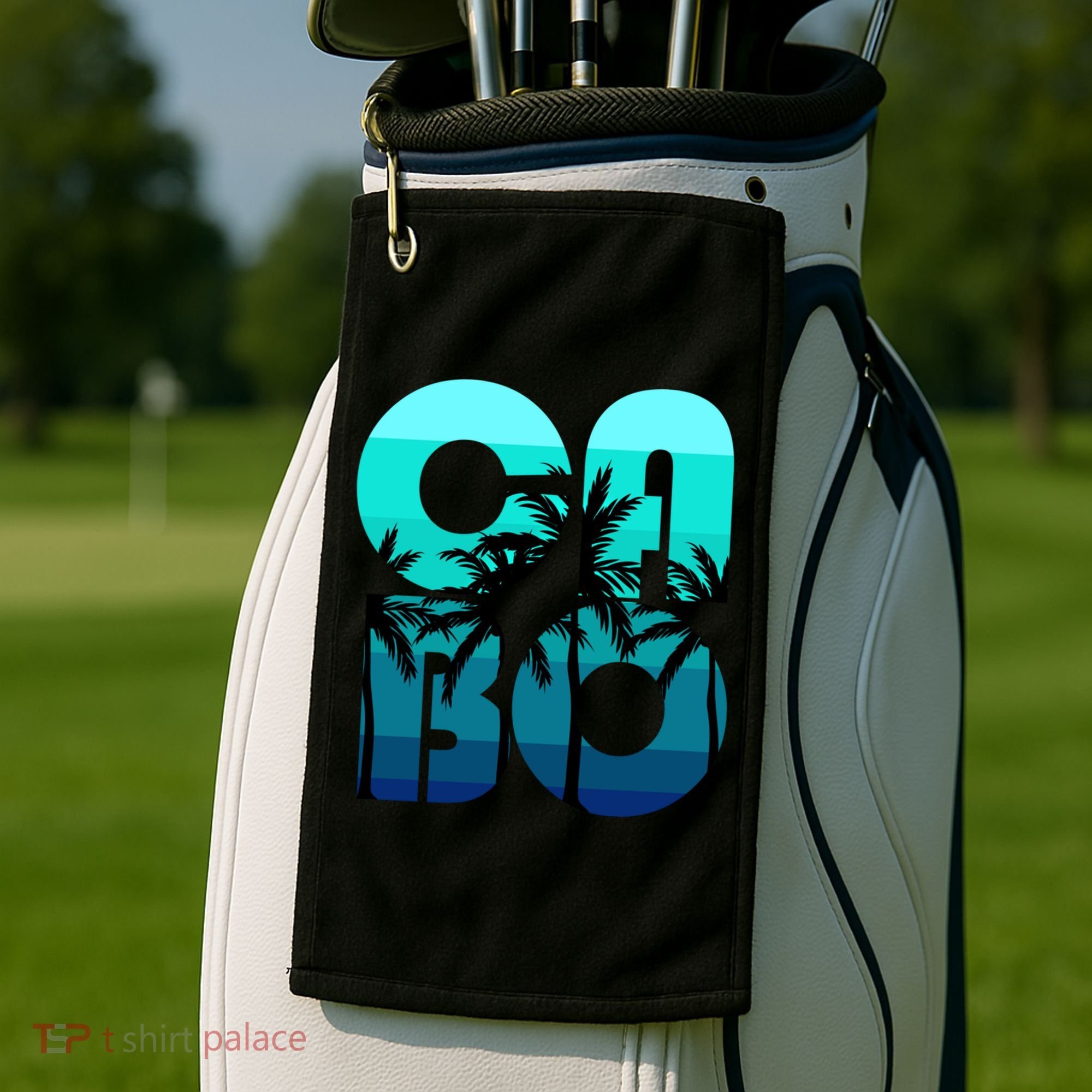 Cabo San Lucas Mexico Family Vacation Honeymoon Gift Great Gift Golf Towel