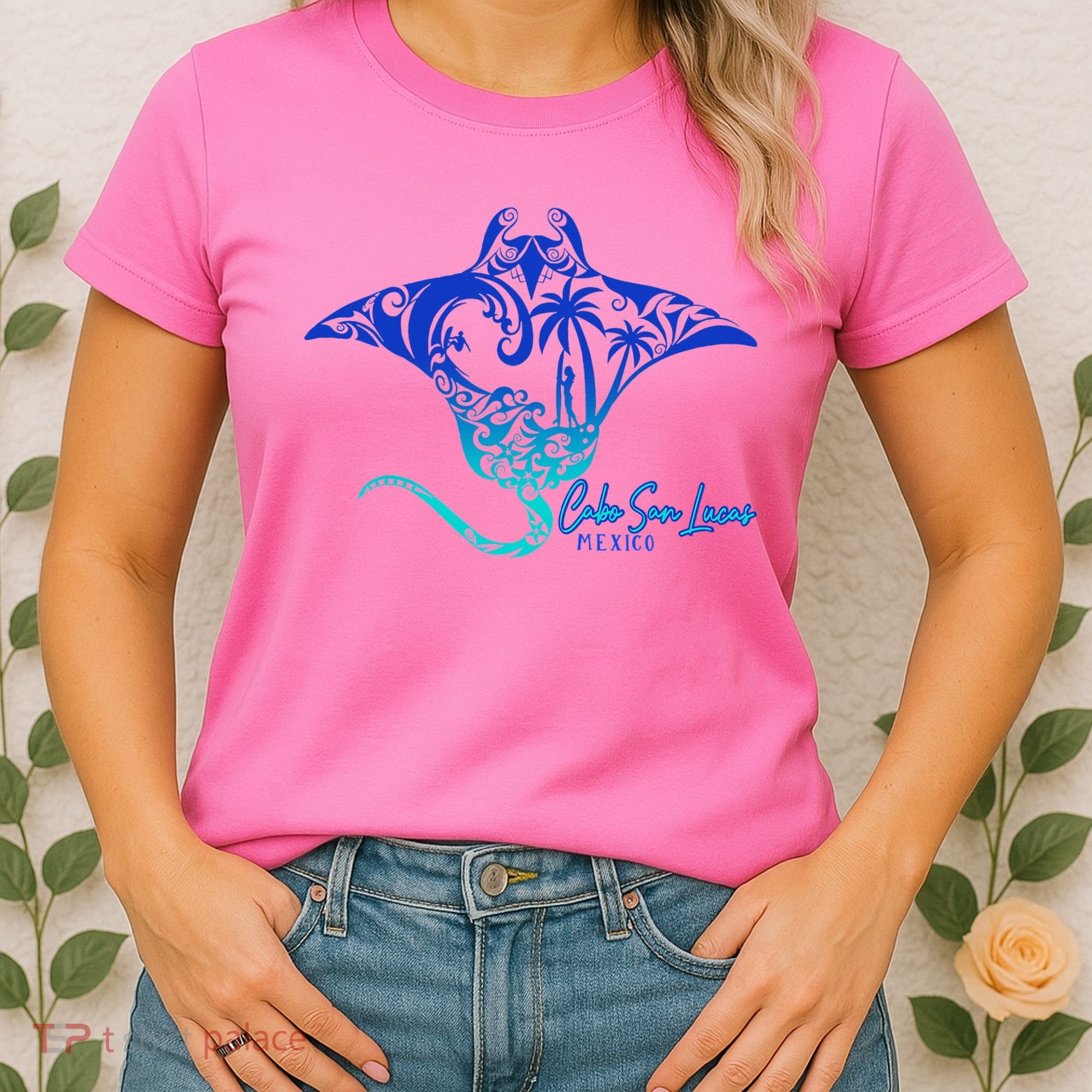 Cabo San Lucas Sea Stingray Mexico Matching Family Women's T-Shirt