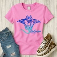 Cabo San Lucas Sea Stingray Mexico Matching Family Women's T-Shirt thumb 3