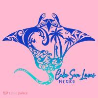 Cabo San Lucas Sea Stingray Mexico Matching Family Kids Hoodie thumb 5
