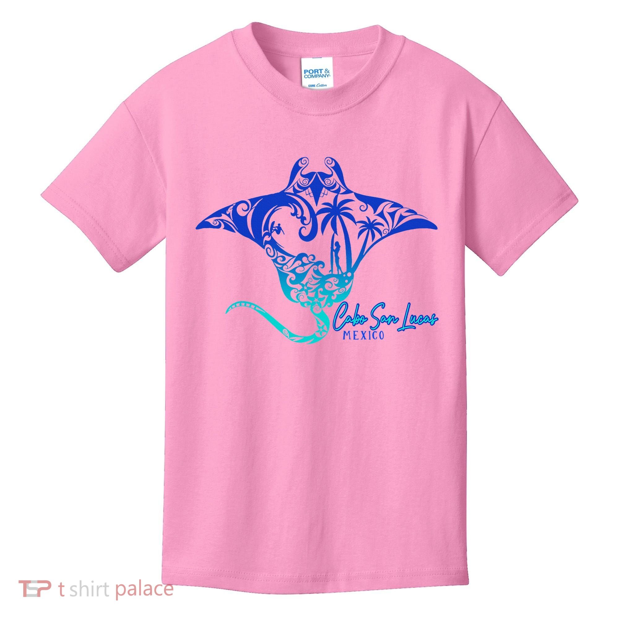 Cabo San Lucas Sea Stingray Mexico Matching Family Kids T-Shirt