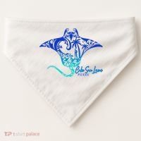 Cabo San Lucas Sea Stingray Mexico Matching Family USA-Made Doggie Bandana thumb 0