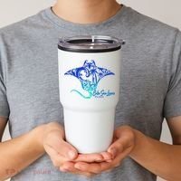 Cabo San Lucas Sea Stingray Mexico Matching Family Tumbler thumb 2