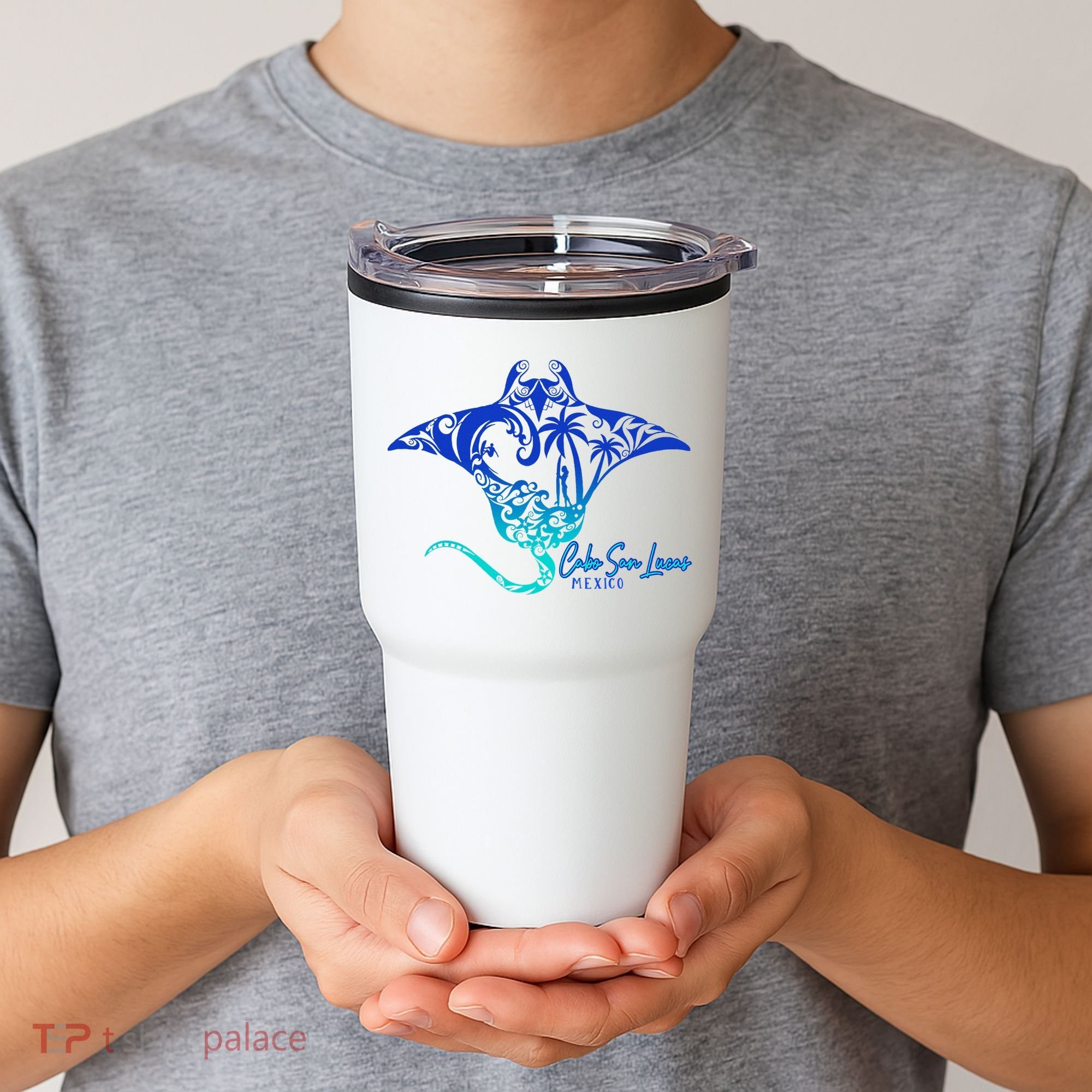 Cabo San Lucas Sea Stingray Mexico Matching Family Tumbler