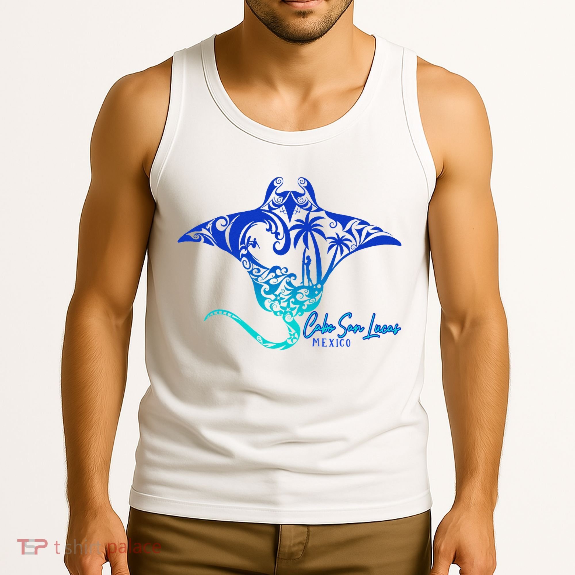 Cabo San Lucas Sea Stingray Mexico Matching Family Tank Top